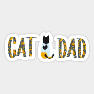 Cat Dad Sticker